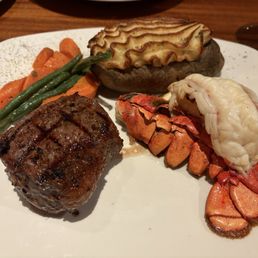 Sirloin and Lobster Tail Sirloin and Lobster Tail