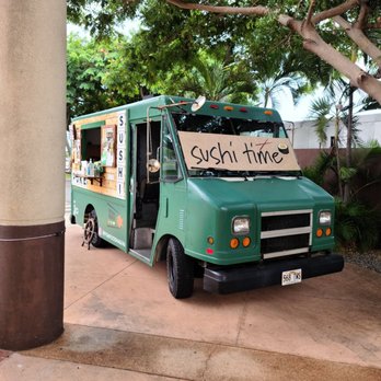 Fish Food - a green food truck parked on the side of the road - Sushi Bars Near Me - Honolulu, Hawaii Fish Food - a green food truck parked on the side of the road - Sushi Bars Near Me - Honolulu, Hawaii