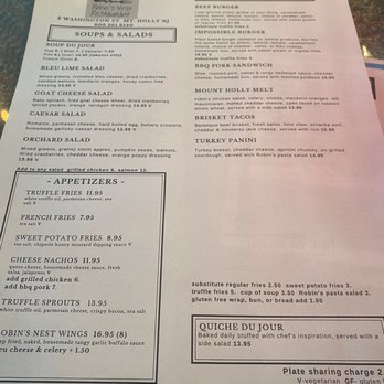 Robin's Nest Restaurant - New American Near Me - Mount Holly, New Jersey Robin's Nest Restaurant - New American Near Me - Mount Holly, New Jersey