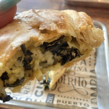 Sofrito Latin Cafe - Argentinian Empanada (spinach and cheese) - Latin American Near Me - Orlando, Florida Sofrito Latin Cafe - Argentinian Empanada (spinach and cheese) - Latin American Near Me - Orlando, Florida