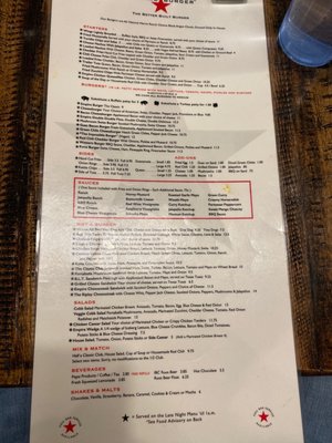 Menu photo 5 Empire Burger Breckenridge, CO