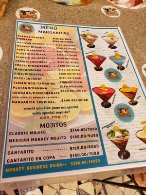 Menu photo 4 Monkey Business Bar Cabo San Lucas, BCS