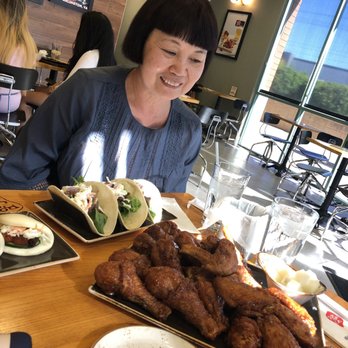 Bonchon Tempe - Gigantic wings (cute mom for scale) - Chicken Wings Near Me - Tempe, Arizona Bonchon Tempe - Gigantic wings (cute mom for scale) - Chicken Wings Near Me - Tempe, Arizona