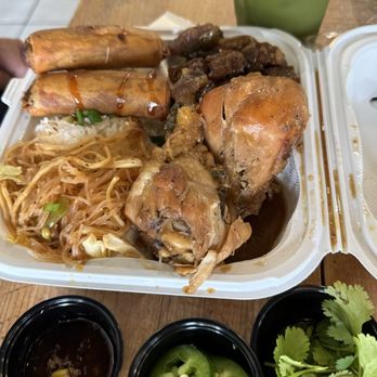 Lumpia Bros Cafe - Pork & Chicken Adobo, eggrolls, pansit noodles, rice So good! - Coffee & Tea Near Me - Grover Beach, California Lumpia Bros Cafe - Pork & Chicken Adobo, eggrolls, pansit noodles, rice So good! - Coffee & Tea Near Me - Grover Beach, California