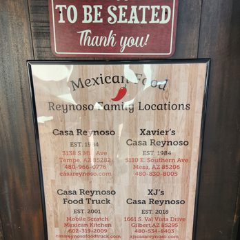 XJ's Casa Reynoso - Mexican Near Me - Gilbert, Arizona