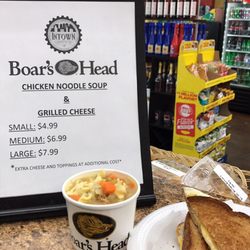 Intown Market - Soup and grilled cheese special.