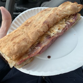 Mancino's Pizza & Grinders - Tasty Ruben too bad only served one month a year. - Pizza Near Me - Saline, Michigan