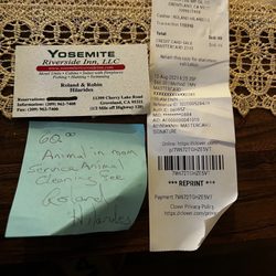 Yosemite Riverside Inn - Terrible service and charging illegal fees