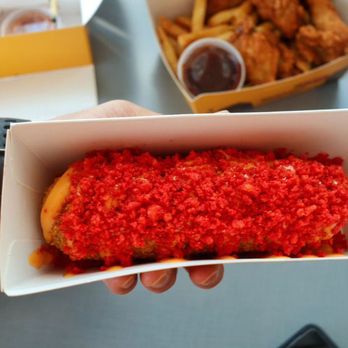 Kong Dog - hot Cheetos Kong Dog - Hot Dogs Near Me - Braintree, Massachusetts