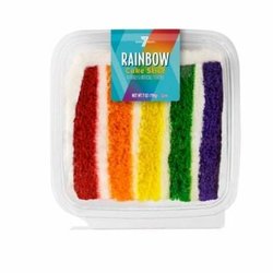 7-Eleven - Rainbow cake slice