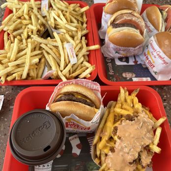 In-N-Out Burger - Double double with animal style fries and hot chocolate! - Burgers Near Me - Las Vegas, Nevada