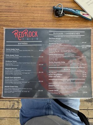 Menu photo 1 Red Rock Taco Huntsville, UT Menu photo 1 Red Rock Taco Huntsville, UT