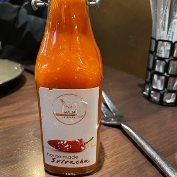 Malai Kitchen - House made sriracha - Thai Near Me - Dallas, Texas