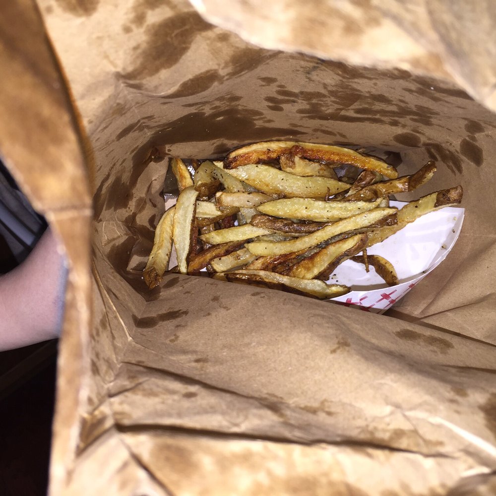 Burger Addict - Fries are good and decent when warm but avoid delivery. The tray is tipped and grease and oil everywhere. No good!!! - Burgers Near Me - Renton, Washington Burger Addict - Fries are good and decent when warm but avoid delivery. The tray is tipped and grease and oil everywhere. No good!!! - Burgers Near Me - Renton, Washington