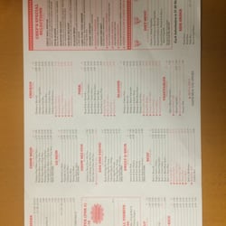 New Great Wall - Menu2