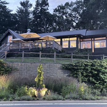 Highlands Supper Club - The Back; outdoor seating. - Southern Near Me - Highlands, North Carolina