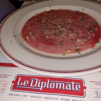 Le Diplomate - Tuna Carpaccio - Brasseries Near Me - Washington, DC, District of Columbia