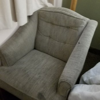 Mountain View Motel - Another stained dingy chair - Hotels Near Me - Bishop, California