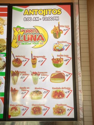 Menu photo 8 Burritos Luna Fallbrook, CA