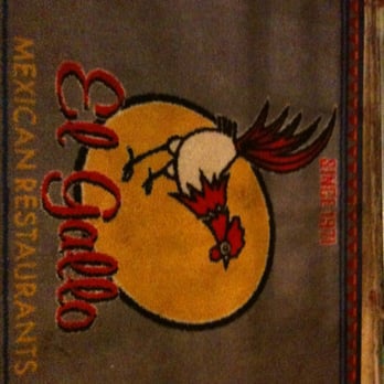 El Gallo - the logo on the door mat - Mexican Near Me - Houston, Texas El Gallo - the logo on the door mat - Mexican Near Me - Houston, Texas