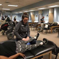 Kinect Physiotherapy - Mobilizing a patella.