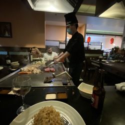 Yamato Hibachi - Fried rice prepared first. Good portions