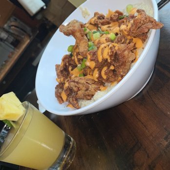 Mo' Brunch & Brews - Fried mushrooms and grits - Breakfast & Brunch Near Me - Houston, Texas Mo' Brunch & Brews - Fried mushrooms and grits - Breakfast & Brunch Near Me - Houston, Texas