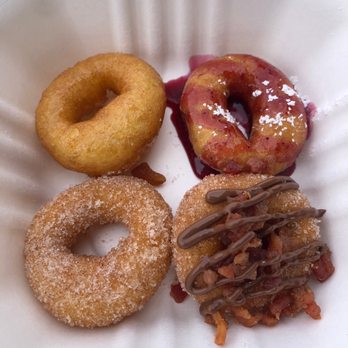 Bison’s Bounty - The Nutella/cinnamon_sugar/bacon was amazing, but the huckleberry was a great surprise, as well - Bakeries Near Me - Pinedale, Wyoming
