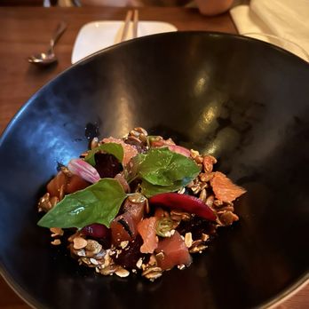 Uchiko Austin - Beet salad - Sushi Bars Near Me - Austin, Texas Uchiko Austin - Beet salad - Sushi Bars Near Me - Austin, Texas