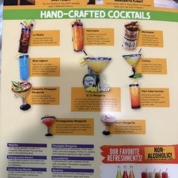 Drink menu Drink menu