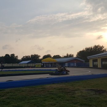 Adventure Landing - Tiding the go carts at sunset - Arcades Near Me - Dallas, Texas