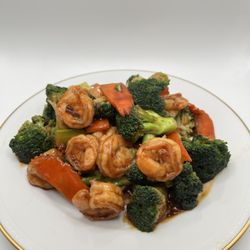 Chan's Wok - Shrimp W. Broccoli