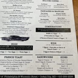 Steak and eggs crossed off menu Steak and eggs crossed off menu
