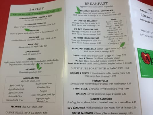 Menu photo 7 AppleTree Cafe & Bakery Lubbock, TX