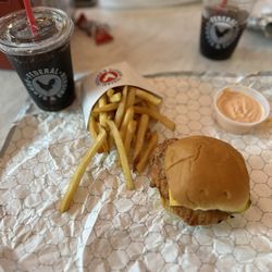 Federal Donuts & Chicken - Original chicken sandwich with fries