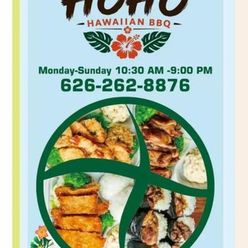 HoHo Hawaiian BBQ - Menu as of 2026-09-22 - Hawaiian Near Me - Alhambra, California HoHo Hawaiian BBQ - Menu as of 2026-09-22 - Hawaiian Near Me - Alhambra, California