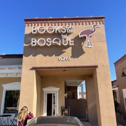 Exterior outside entrance of Books on the Bosque - Albuquerque, New Mexico Exterior outside entrance of Books on the Bosque - Albuquerque, New Mexico