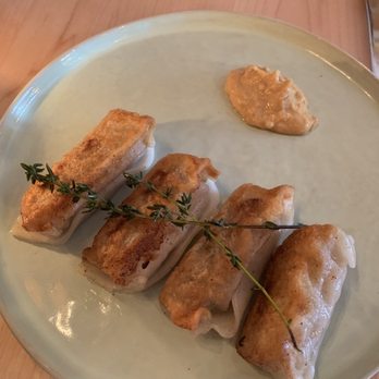 Goosefeather - Dry aged beef potstickers - Cantonese Near Me - Tarrytown, New York Goosefeather - Dry aged beef potstickers - Cantonese Near Me - Tarrytown, New York