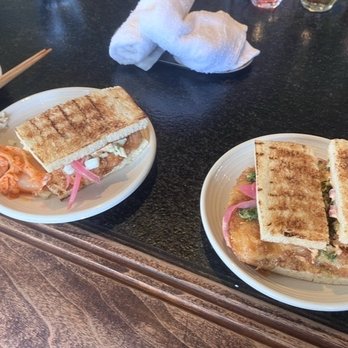 RVR Venice - Fish Sandwich and Pork Sandwich - Izakaya Near Me - Venice, California RVR Venice - Fish Sandwich and Pork Sandwich - Izakaya Near Me - Venice, California