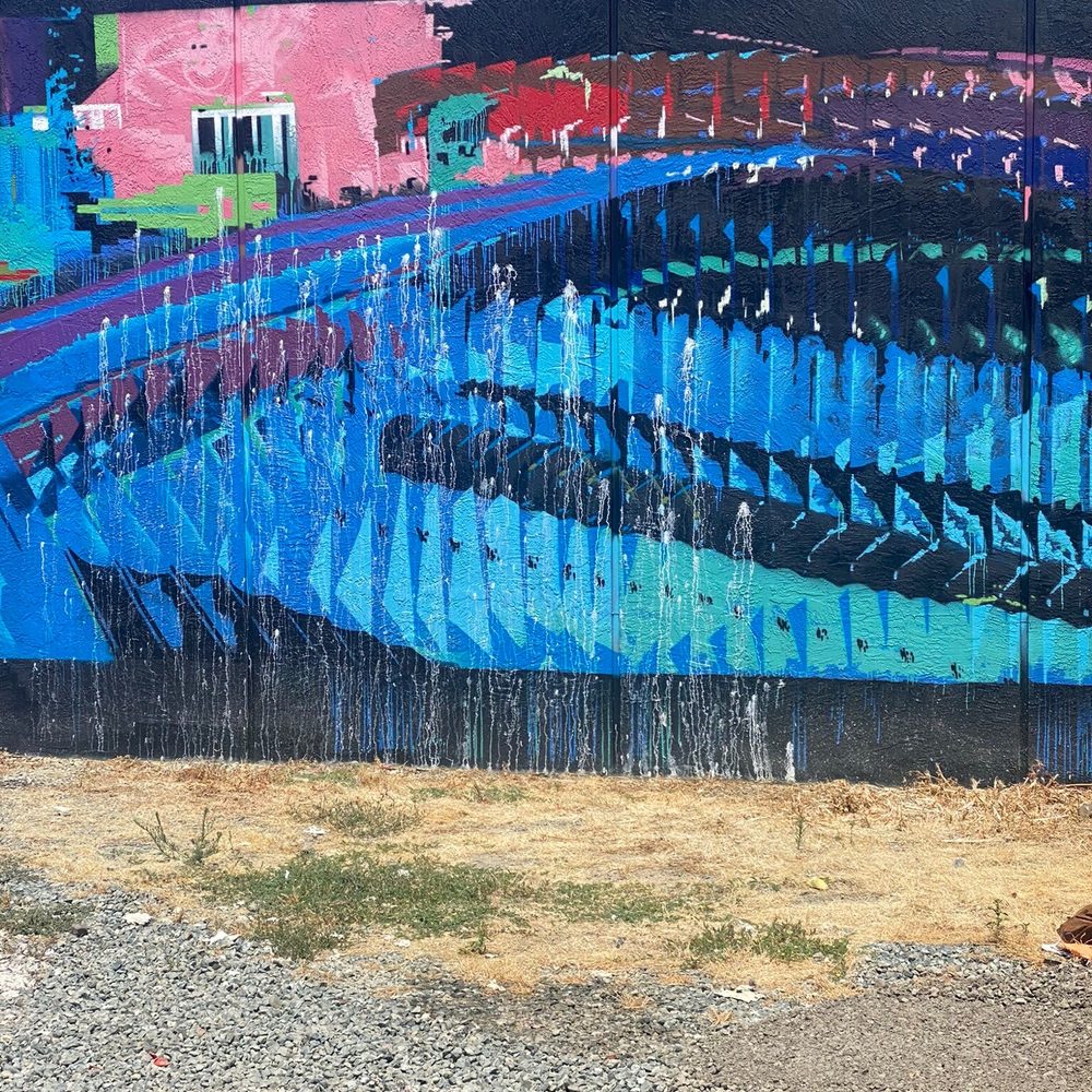 Forever Growing Centipedes - Right from right. Fencing at right prevented a more side view pic. - Public Art Near Me - Concord, California