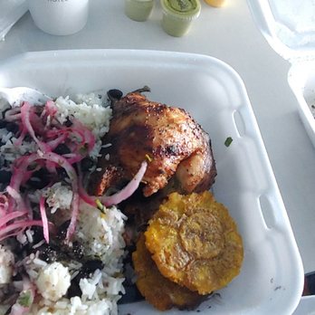 Estacion Inka - Pollo tropical with tostones instead of maduros - Latin American Near Me - Madison, Wisconsin Estacion Inka - Pollo tropical with tostones instead of maduros - Latin American Near Me - Madison, Wisconsin