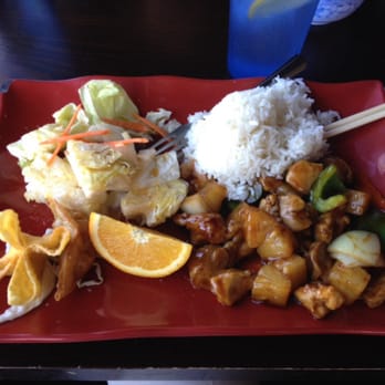 Ahi Sushi & Grill - Pineapple chicken lunch special - Japanese Near Me - Alpine, California Ahi Sushi & Grill - Pineapple chicken lunch special - Japanese Near Me - Alpine, California