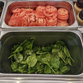 Subway - This was the spinach that they put on my sub - Sandwiches Near Me - Caldwell, Texas