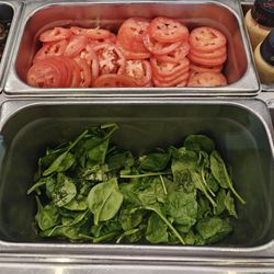 This was the spinach that they put on my sub