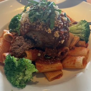 Doc B's Restaurant + Bar - This is the rigatoni and meatball. Ask for a side of ricotta and extra sauce. - New American Near Me - Fort Worth, Texas Doc B's Restaurant + Bar - This is the rigatoni and meatball. Ask for a side of ricotta and extra sauce. - New American Near Me - Fort Worth, Texas