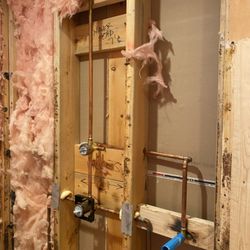 Max Plumbing - Bathroom remodel (rough in phase)
