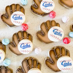 Party Flavors - Little league goody bag stuffers. Double layered printed cookie.