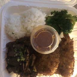 Kalbi and Coconut Crusted Shrimp Kalbi and Coconut Crusted Shrimp