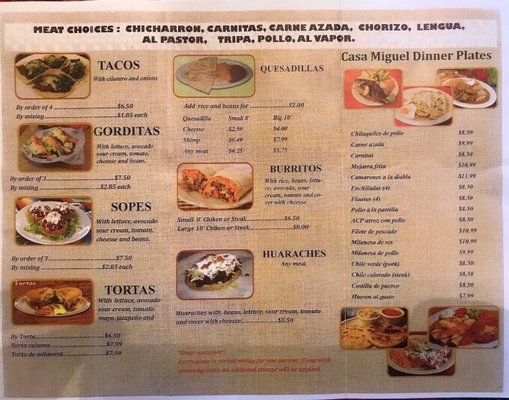 Menu photo 8 Tacos Casa Miguel Kernersville, NC Menu photo 8 Tacos Casa Miguel Kernersville, NC