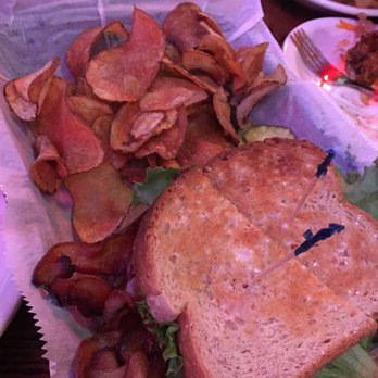 The Peanut - BLT with double bacon!  Homemade chips. - American Near Me - Overland Park, Kansas